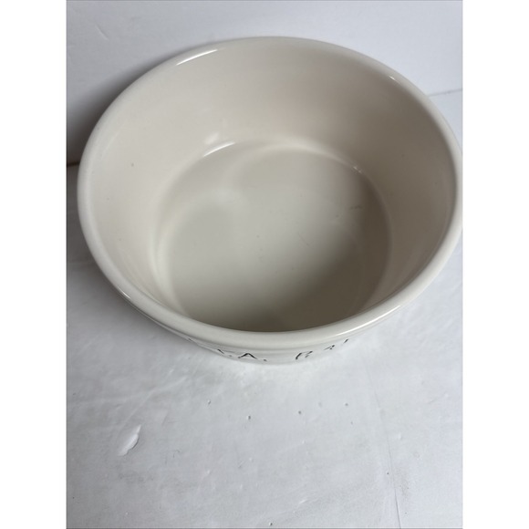 Rae Dunn Artisan Collection by Magenta 8" Bowl 3.5" Tall "Santa Paws" - Picture 2 of 3